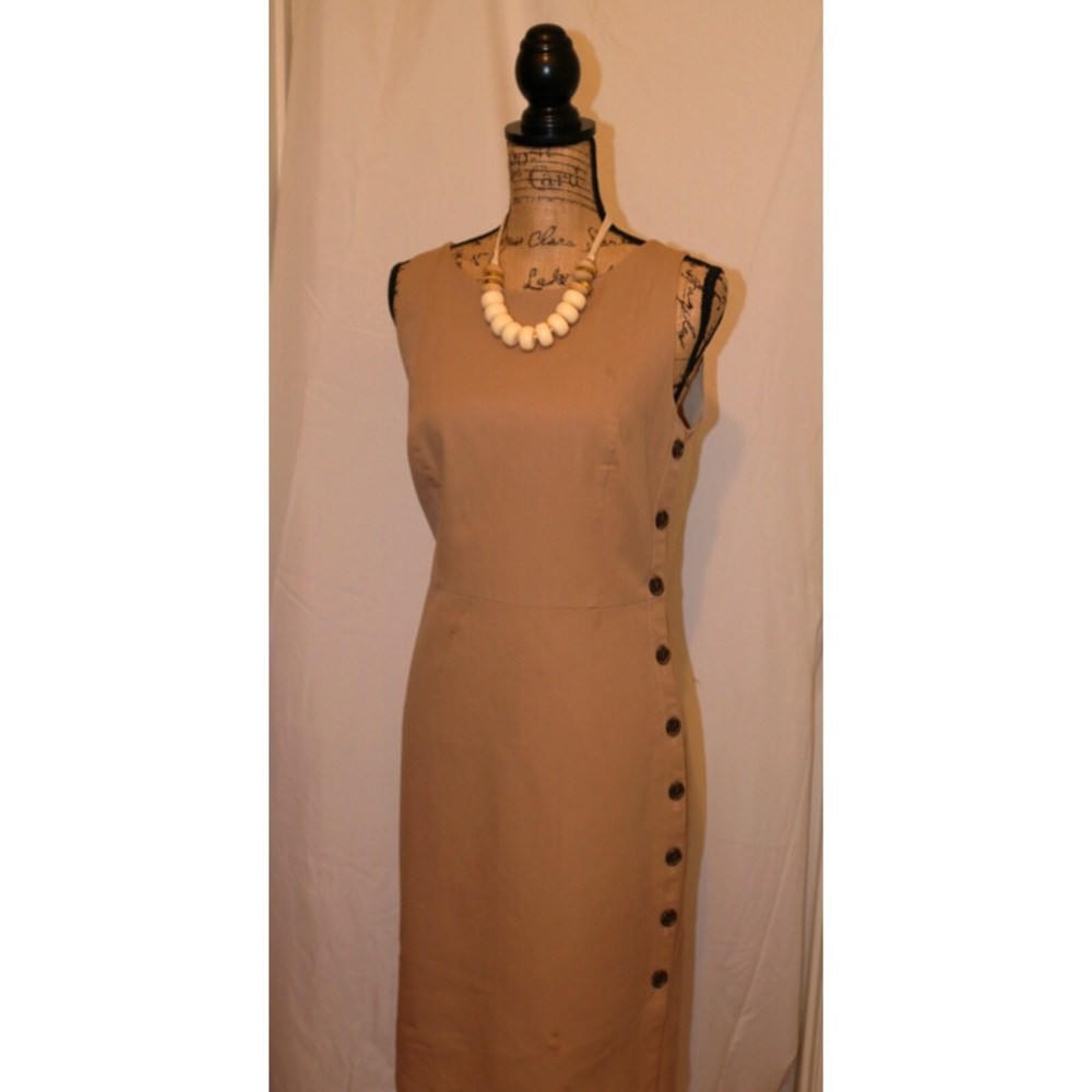 Linen Short-Sleeve Dress #shesdarlin - Picture 2 of 2